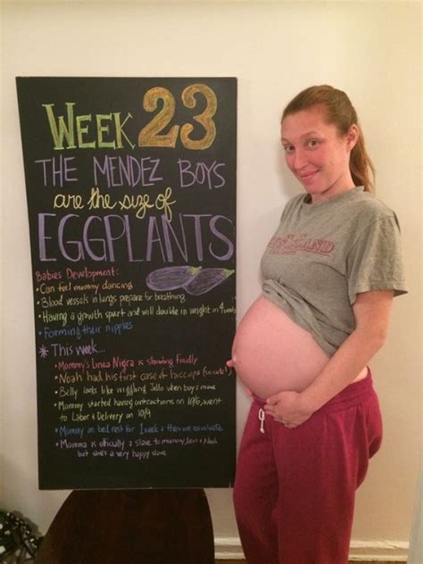 23 weeks pregnant with twins – The Maternity Gallery