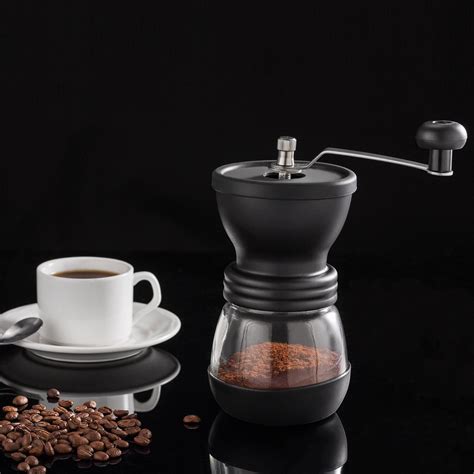 Hand Crank Manual Coffee Grinder Mill with Professional Grade Conical ...