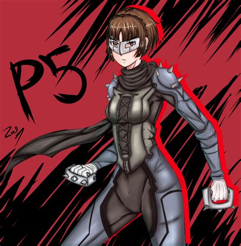 Makoto Nijima Persona 5 by Zaechust on DeviantArt