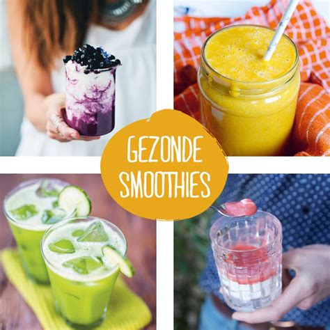 5X gezonde smoothies