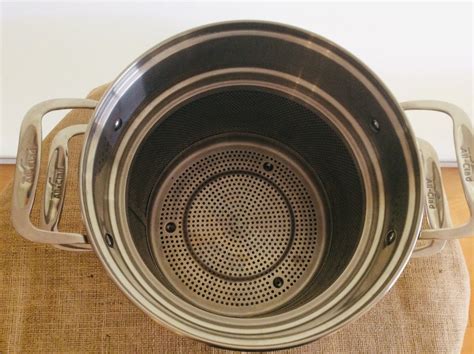 All-clad 8 Qt. Stainless Steel Stock Pot With Strainer/steamer - Etsy