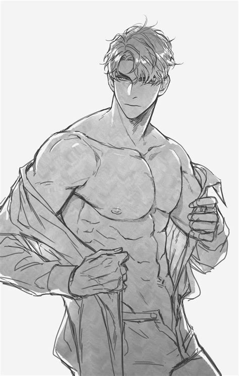 manga art men ~ Digital Illustration | manga art black and white ...