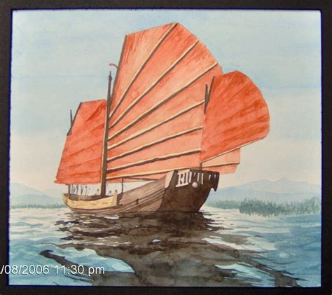 Chinese Junk by ~Dreams-of-Dragonfire on deviantART | Ship paintings ...