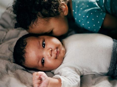 Black And White Babies Playing Together