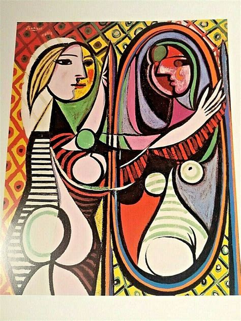 Pablo Picasso Girl Before A Mirror Art Print MOMA 1996 11" x 14" - Art ...