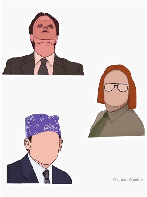 "The office sticker pack" Sticker for Sale by ZombieNichole | Redbubble