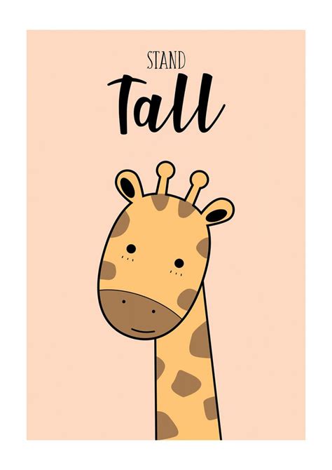 Stand Tall Art For Childs Bedroom Walls And Artwork For The Home