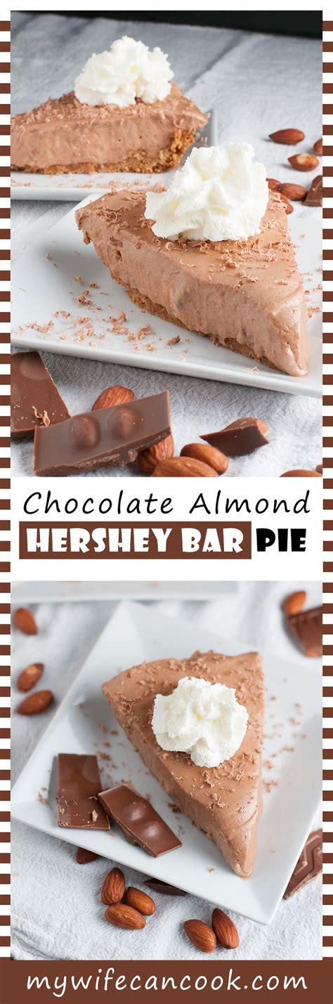 My Great Aunt Sarah's Nickel Hershey Bar Pie Recipe! This Chocolate ...