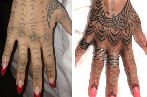 Rihanna's Tattoos: An Overview – Tattoo for a week