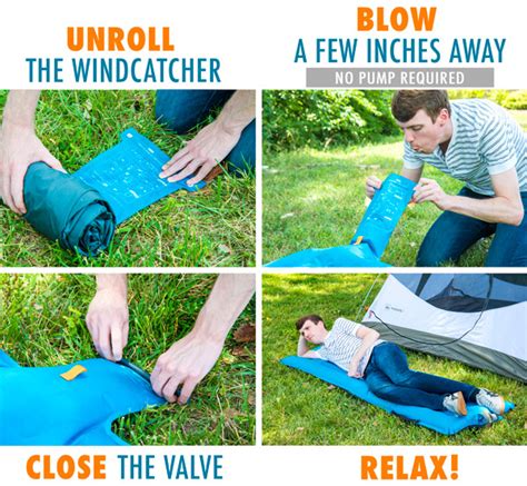 Windcatcher AirPad: Amazing air mattress inflates in seconds without a ...