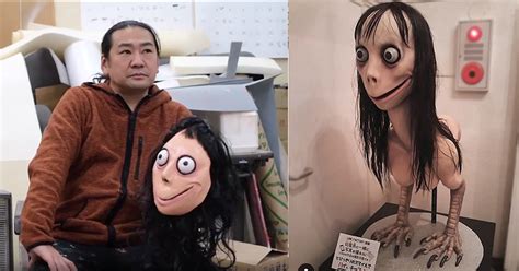 Momo sculpture destroyed by Japanese creator in 2018, but he kept 1 eye ...