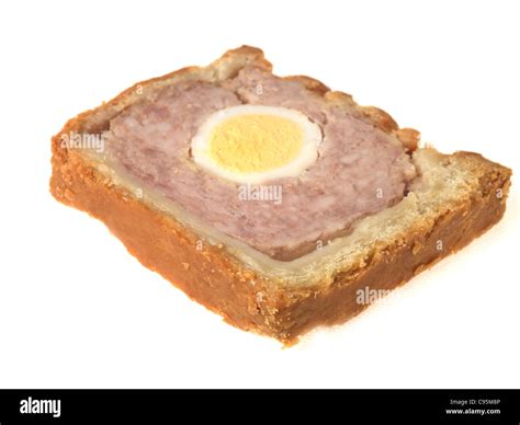 Pork and Egg Pie Stock Photo - Alamy