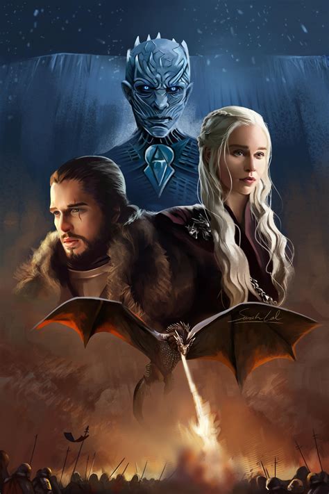 [No Spoilers] Game of thrones Fan art by Sarah Lal : r/gameofthrones