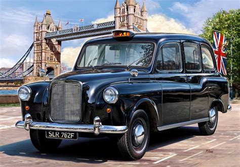 Revell 1:24 Scale London Taxi Plastic Kit: Amazon.co.uk: Toys & Games ...