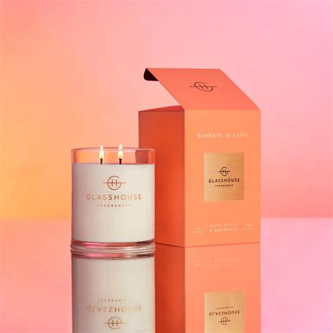 Immerse yourself in the captivating fragrances of Glasshouse Candles.