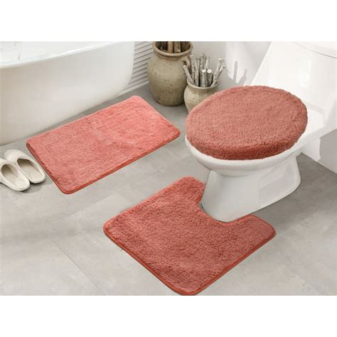 coral bathroom rugs