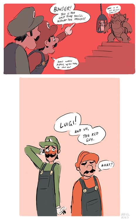 Bowuigi (Bowser x Luigi) Sequel Comic by arielries panel 5 | Bowser x ...