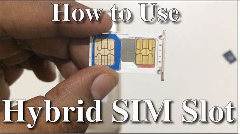 Hybrid Sim Slot - How to Insert two Sims or SD card into Xiaomi Redmi ...