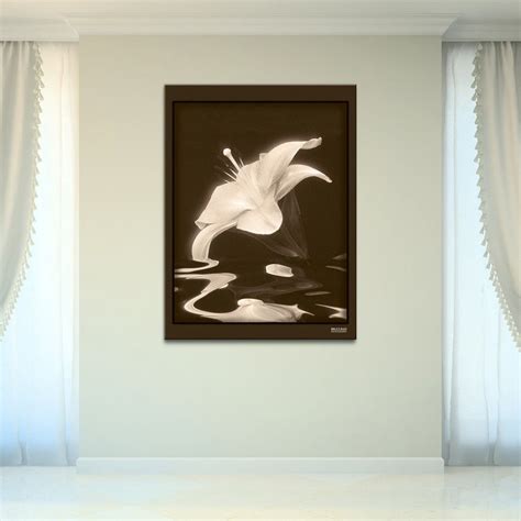 Lilly' 40x30 inch Wrapped Canvas Wall Art | Modern wall art canvas ...