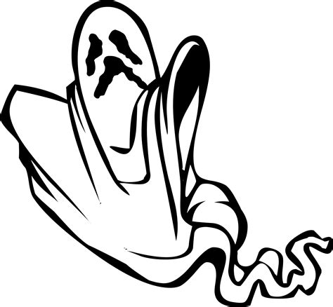 Scary Ghost Cliparts: Add a Spooky Touch to Your Designs