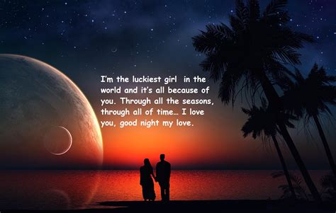 Good Night Romantic Love Messages, Text & SMS | Wishes Pics