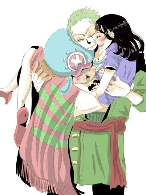 Their family - Zoro x Robin | Zoro and robin, One piece comic, Nico robin