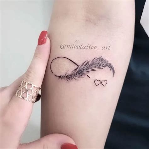 Share 79+ mom dad infinity feather tattoo latest - in.cdgdbentre