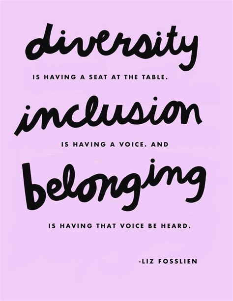 diversity inclusion belonging quote by Liz Fosslien | Diversity quotes ...