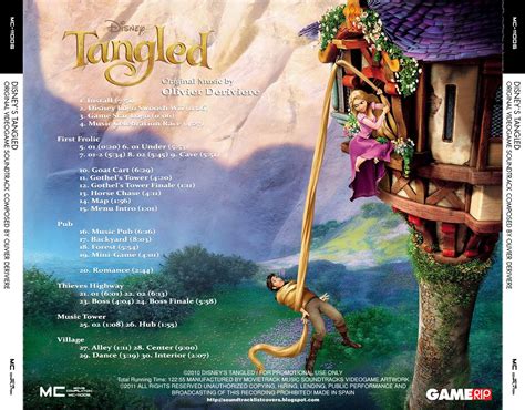 Soundtrack List Covers: Tangled Videogame (Olivier Deriviere)