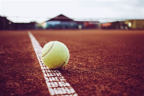 HD wallpaper: tennis, sand, sport, space, tennis court, line, clay ...