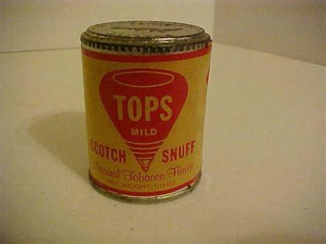 Tops Mild Scotch Snuff | Snuff Brands S-Z | Modern Snuff Albums ...