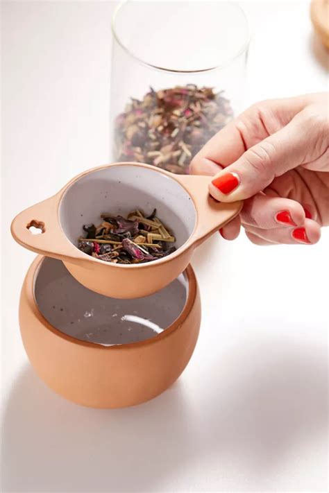 Ceramic Tea Infuser And Cup Set | Urban Outfitters