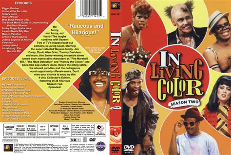 In Living Color - Season 2 dvd cover & labels (1991) R1 Custom