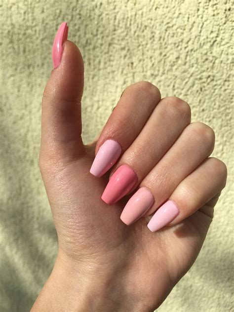 #pastel #pink #nails Pastel Pink Nails, Acrylic Nails Coffin Pink ...