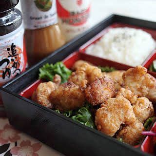 Japanese Fried Chicken (Chicken Karaage) Bento Recipe | Yummly | Recipe ...