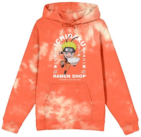 Naruto Shippuden Ichiraku Ramen Shop on Orange Wash Unisex Pullover ...