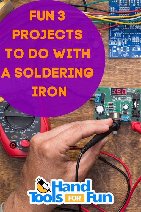 3 Fun Projects to Do with a Soldering Iron in 2021 | Soldering iron ...