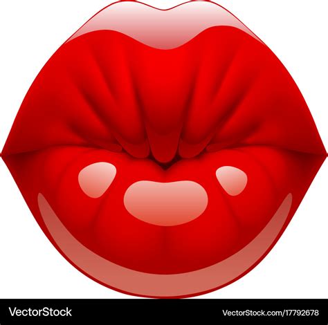 Red Kiss Lips Clipart Vector Lips Clip Art Teeth Lips Red Lips | The ...