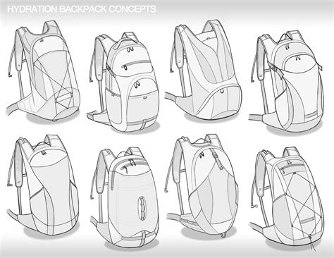 Backpack Sketch at PaintingValley.com | Explore collection of Backpack ...