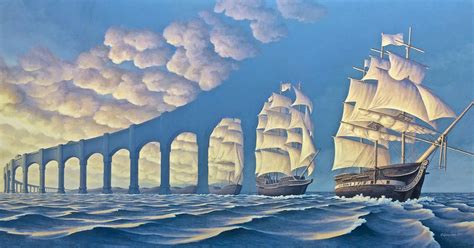 25 Optical Illusion Art Pieces Made by Rob Gonsalves | Bored Panda