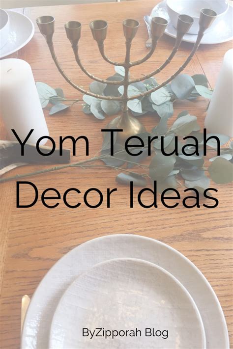 Yom Teruah Decor Ideas – ByZipporah