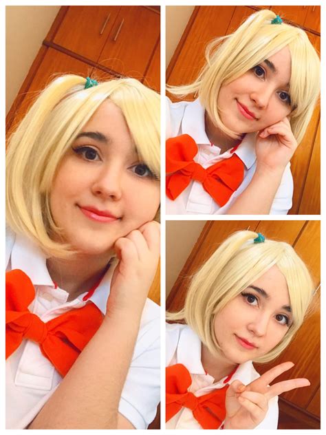 Yachi cosplay I did a while ago(*´Д`*) : r/haikyuu