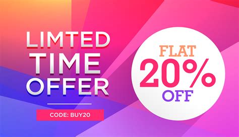 colorful limited time sale offer discount deal banner - Download Free ...