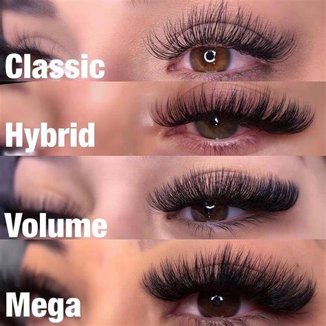 The Difference of Classic Lash | Hybrid Lash | Volume Lash | Mega Volu ...