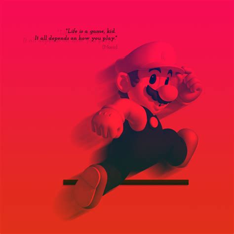 720x720 Resolution Life is a Game Mario Quote 720x720 Resolution ...