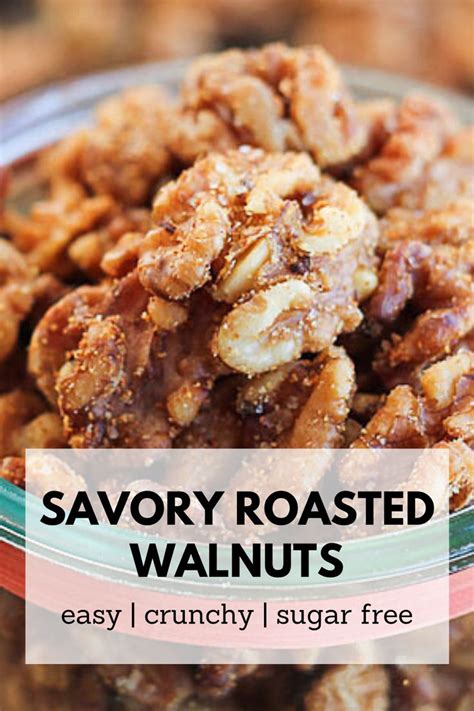 Savory Roasted Walnuts | Nut recipes, Walnut recipes, Walnut recipes ...