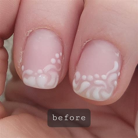 Cuticle removal process pictures : r/Nails