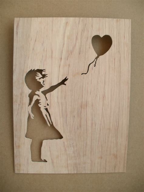 Banksy Balloon Girl Stencil