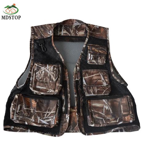 MDSTOP Multi Pockets Outdoor Hunting Breathable Jacket Camouflage Quick ...