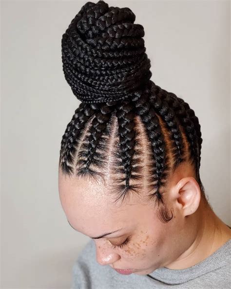 Big Cornrow Updo Hairstyles ~ 21 Cool Cornrow Braid Hairstyles You Need ...